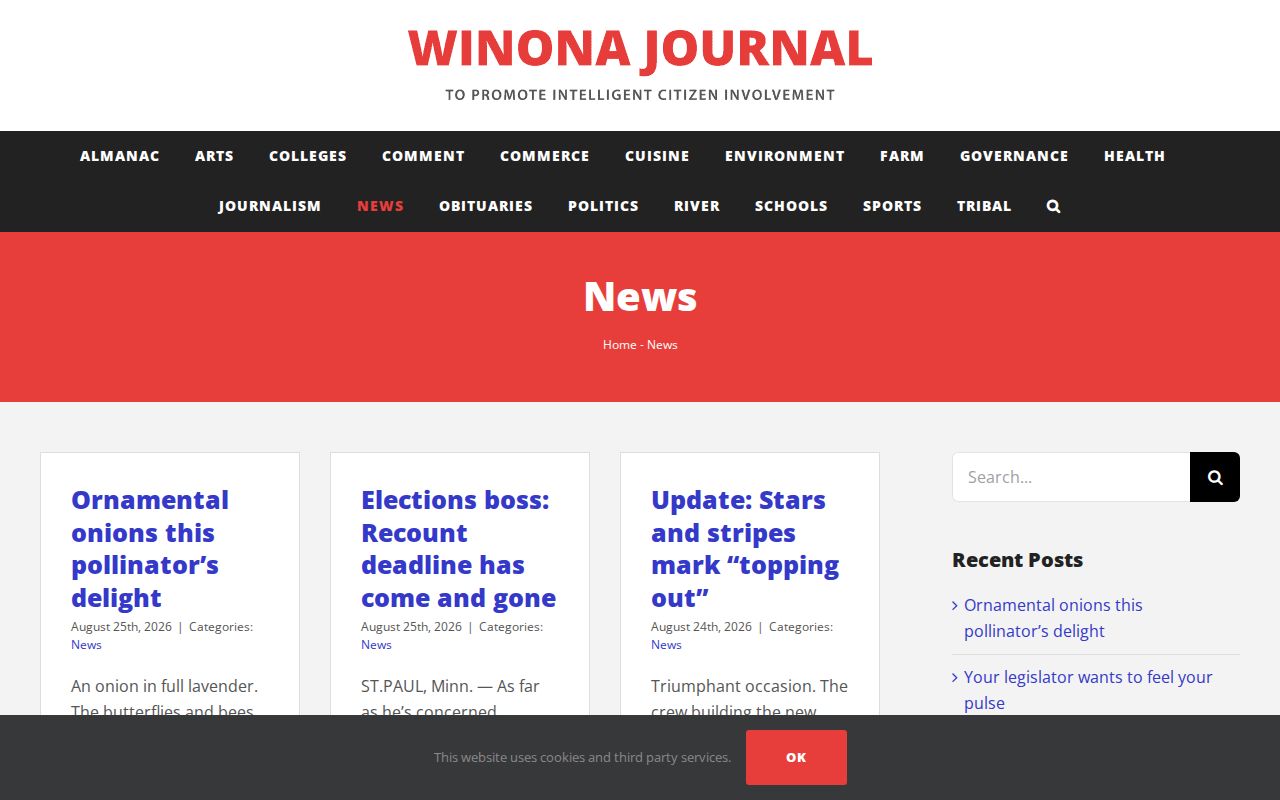 Winona County crime-news source at the Winona Journal